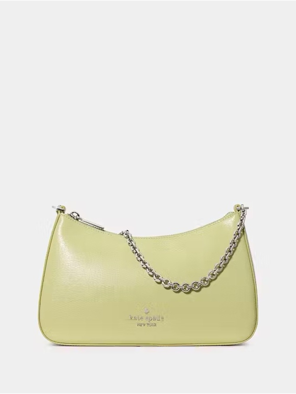 ♠️Kate Spade Margot Textured Leather Convertible Crossbody Bag, Tennis Ball NWT